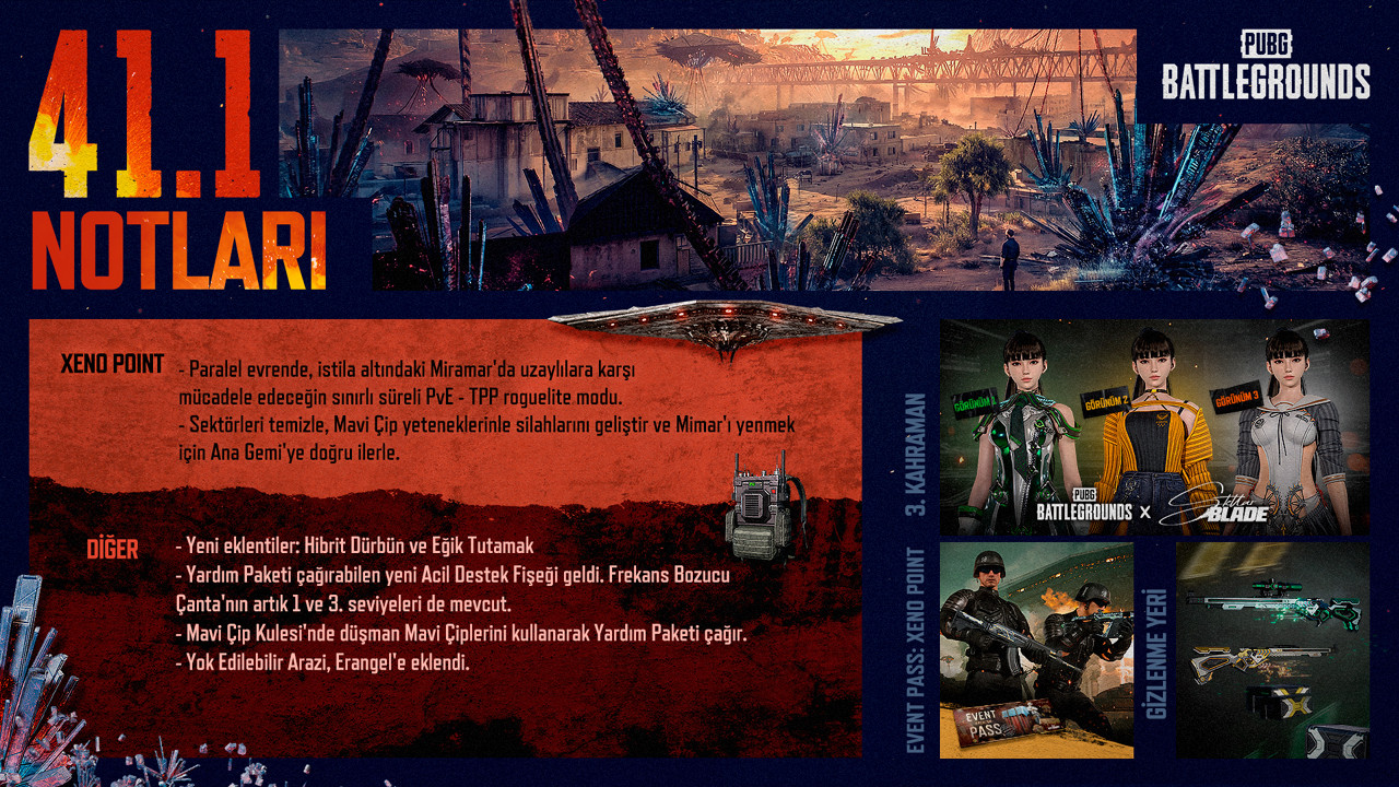 PUBG'de yeni dönem: Erangel'e yok edilebilir arazi ve Seviye 3 Frekans Bozucu Çanta eklendi